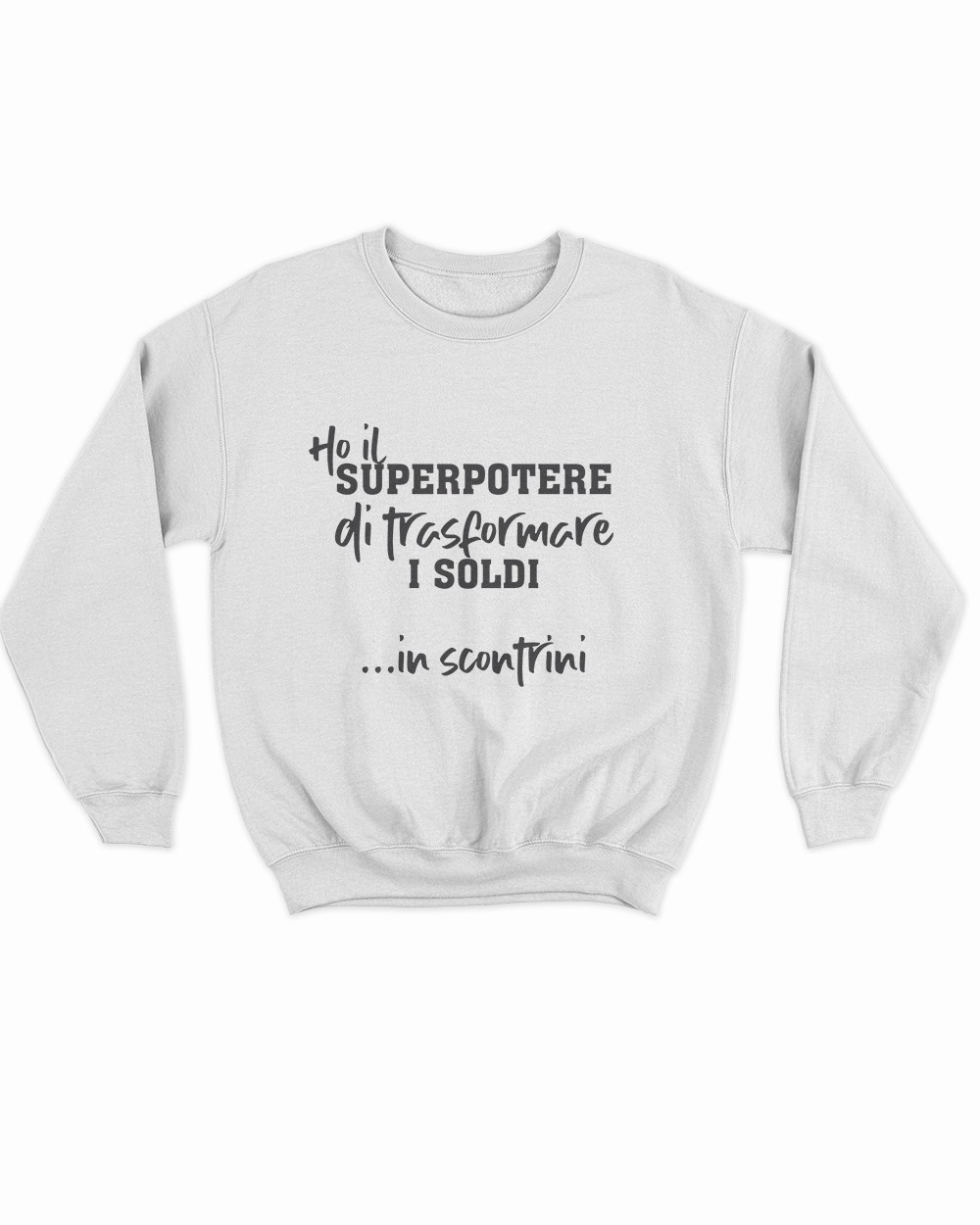 Felpa Girocollo Donna Scontrini