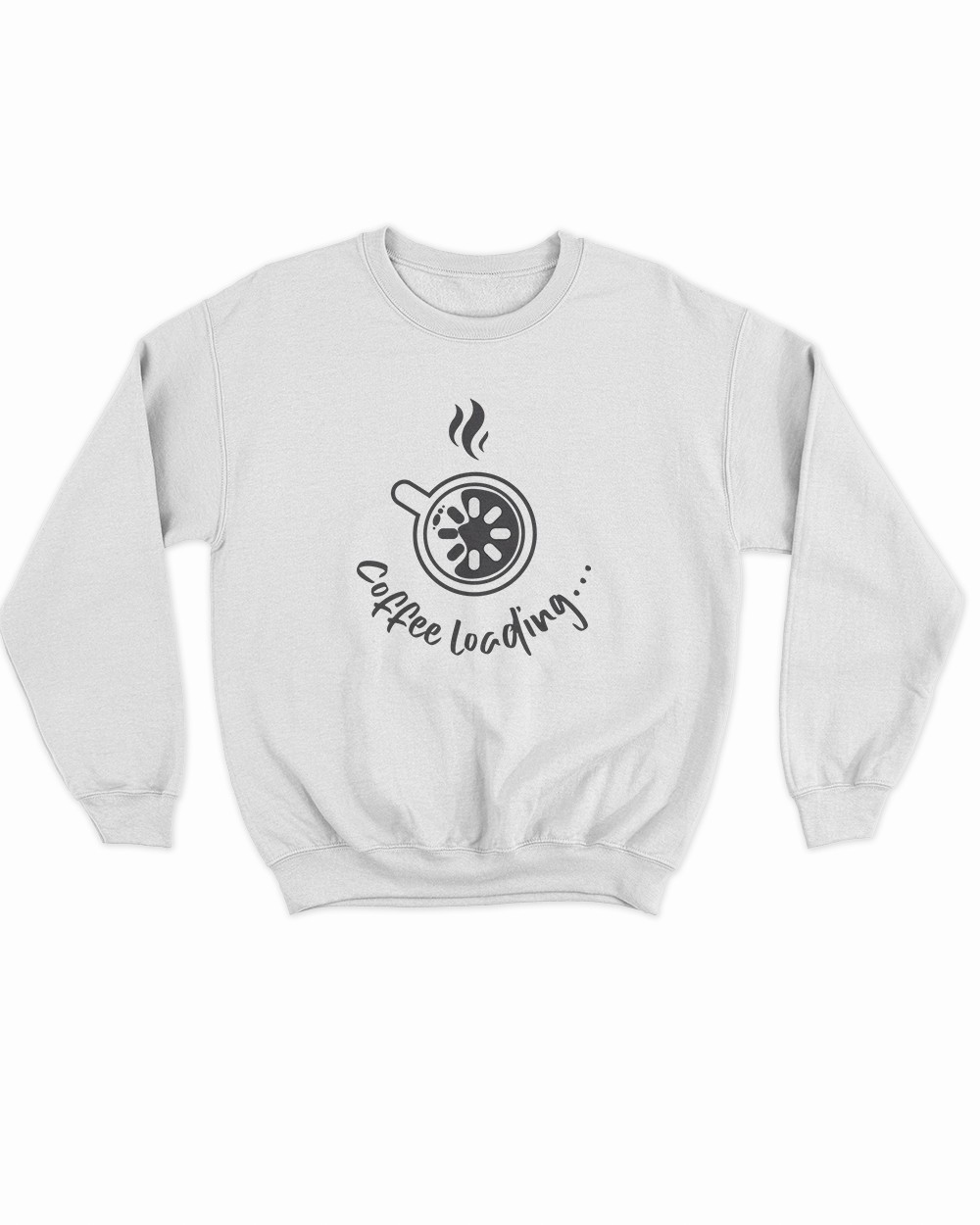 Felpa Girocollo Donna Coffee