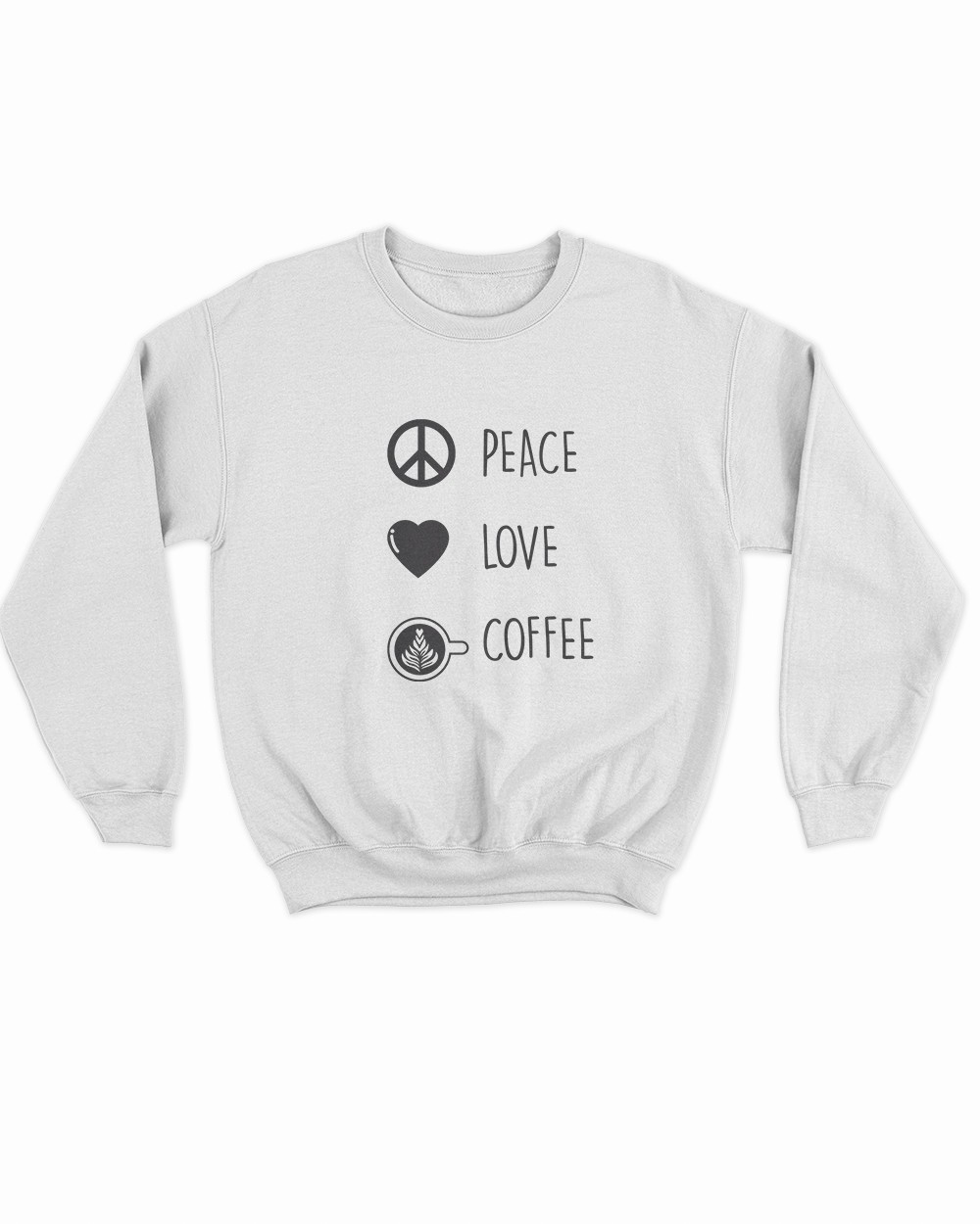 Felpa Girocollo Donna Peace