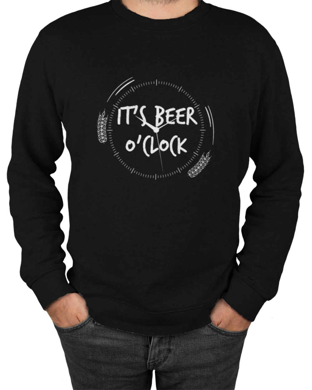 Felpa Girocollo Uomo O'clock