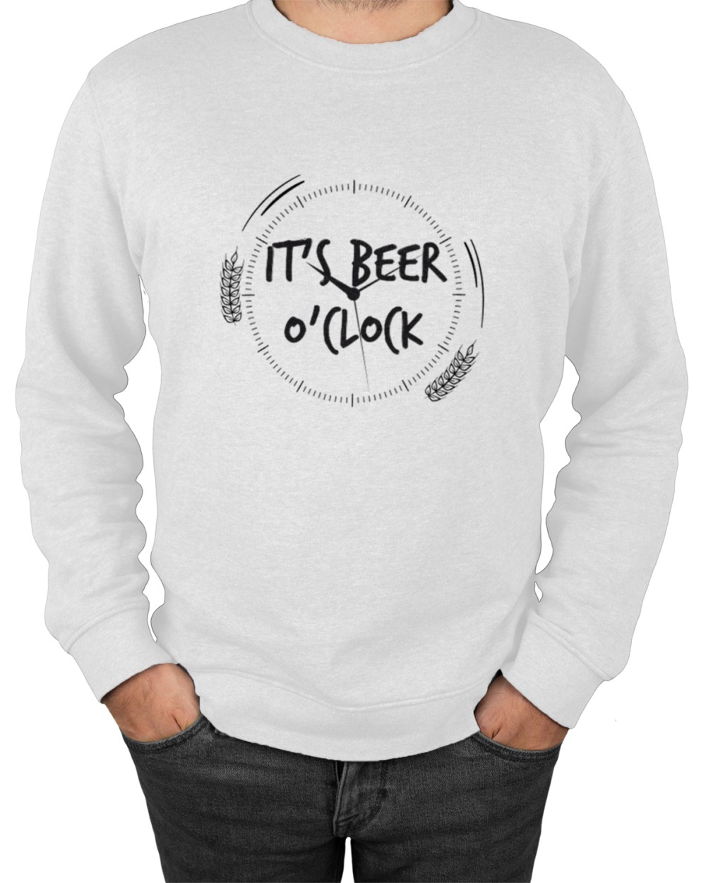 Felpa Girocollo Uomo O'clock