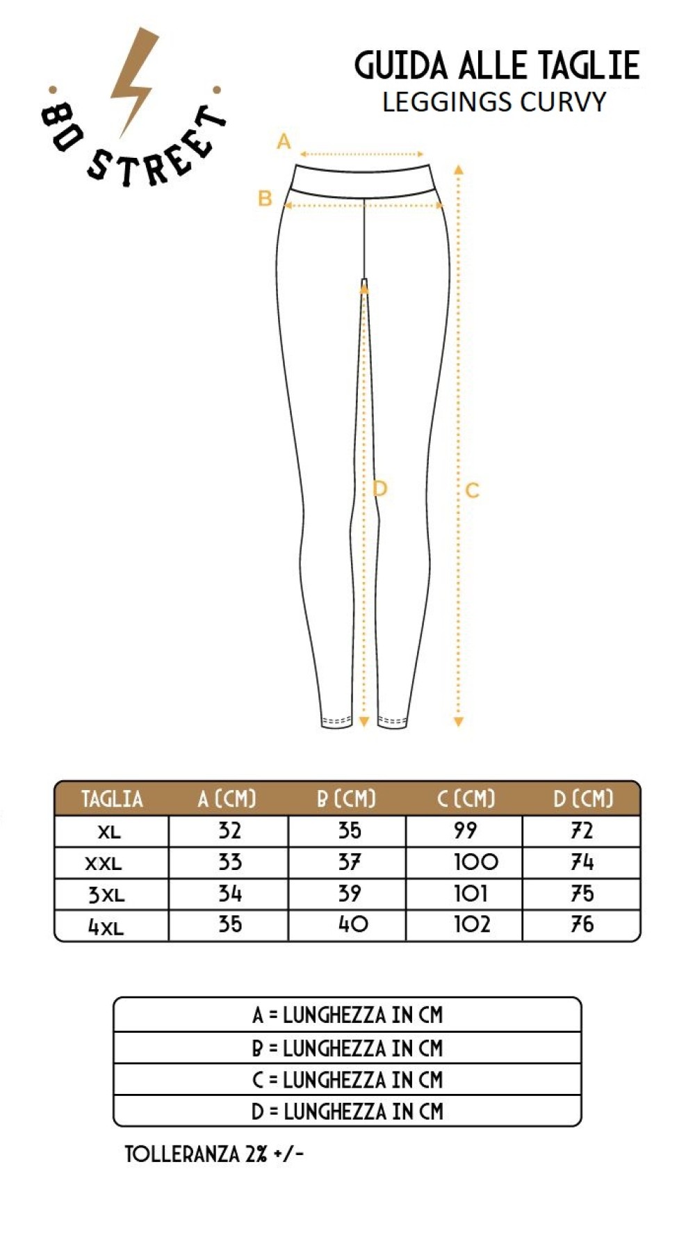 Leggings Vita Alta Curvy Colore Grigio Melange