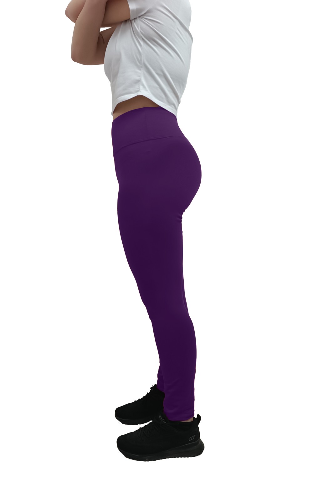Leggings Vita Alta Col. Viola