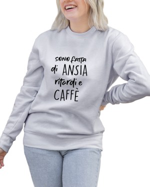 Felpa Girocollo Donna Ansia
