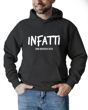 Felpa Cappuccio Uomo Infatti